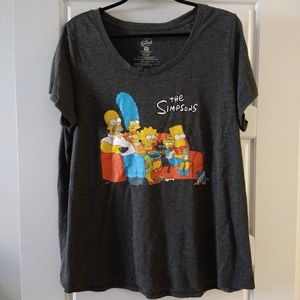 The Simpsons dark grey t-shirt